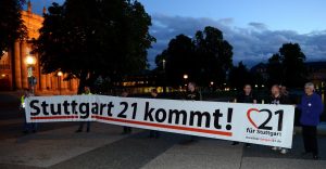 Protest FÜR Stuttgart 21 IG Bürger